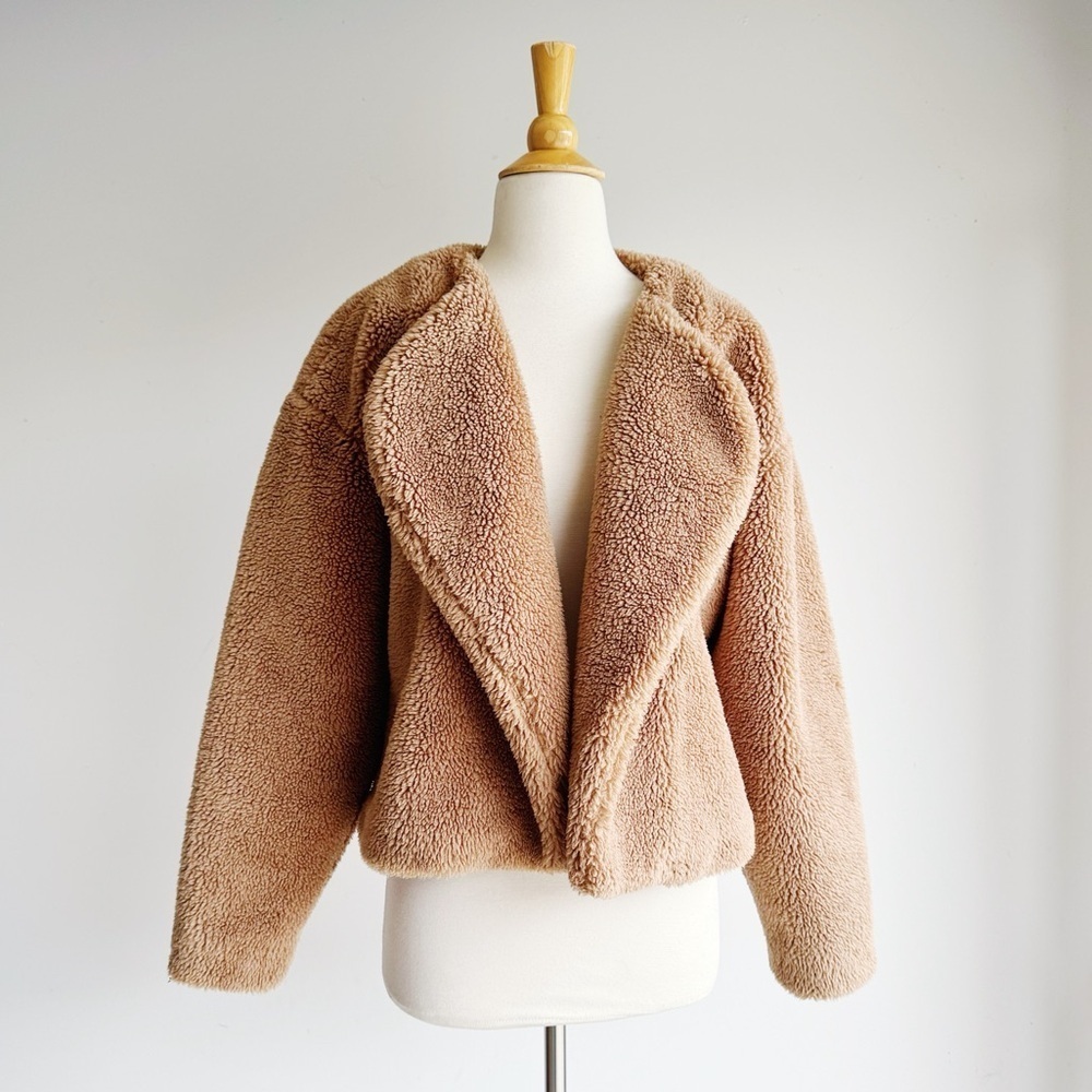 TREASURE & BOND Teddy Faux Shearling Jacket – Size XS - Picture 1 of 6